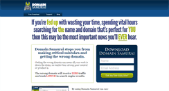 Desktop Screenshot of domainsamurai.com